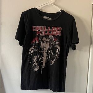 Black Horror Graphic T-Shirt